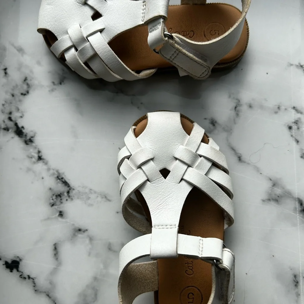 Cat & Jack White Kids Sandals